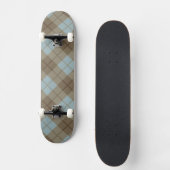 Bias Pset in Blue en Brown Persoonlijk Skateboard (Voorkant)