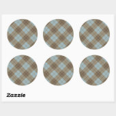 Bias Pset in Blue en Brown Ronde Sticker (Vel)
