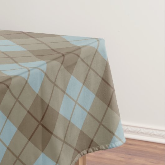 Bias Pset in Blue en Brown Tafelkleed (Voorbeeld)