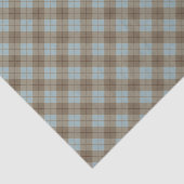 Bias Pset in Blue en Brown Tissuepapier (Detail)