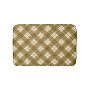 Bias Pset in Gold met Green Stripe Badmat