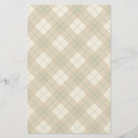 Bias Pset in Gold met Green Stripe Briefpapier (Voorkant)