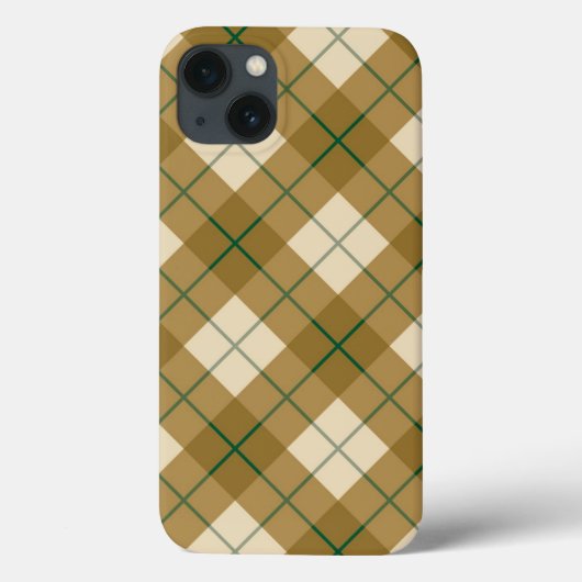 Bias Pset in Gold met Green Stripe Case-Mate iPhone Case (Achterkant)
