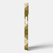 Bias Pset in Gold met Green Stripe Case-Mate iPhone Case (Achterkant / Rechts)