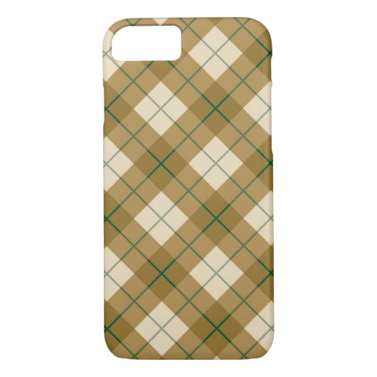 Bias Pset in Gold met Green Stripe Case-Mate iPhone Case (Achterkant)