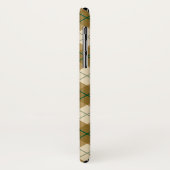 Bias Pset in Gold met Green Stripe Case-Mate iPhone Case (Achterkant/links)