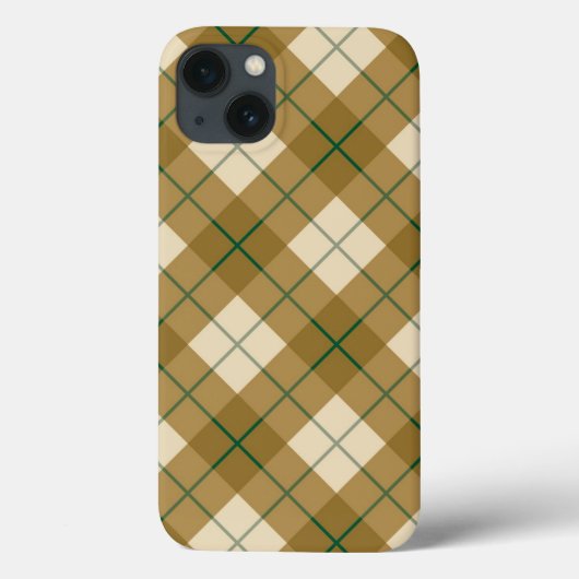 Bias Pset in Gold met Green Stripe Case-Mate iPhone Case (Achterkant)