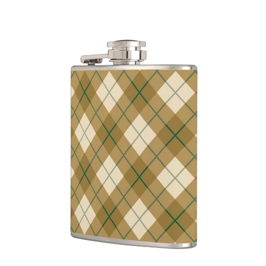 Bias Pset in Gold met Green Stripe Heupfles (Links)