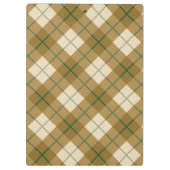 Bias Pset in Gold met Green Stripe Klembord (Achterkant)