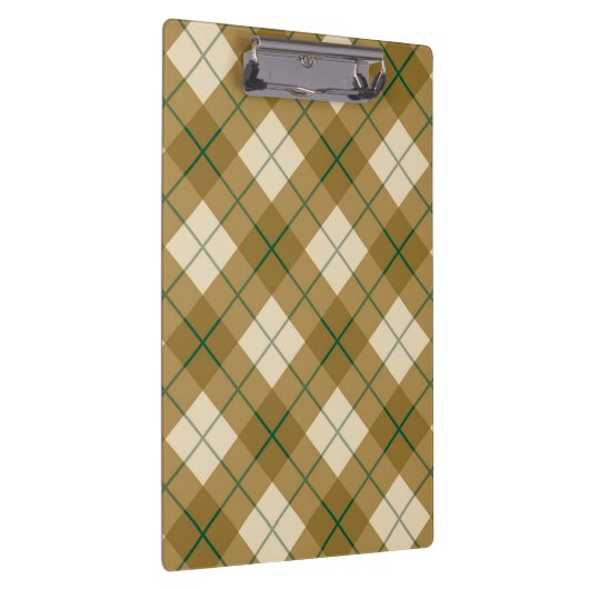 Bias Pset in Gold met Green Stripe Klembord (Rechts)