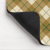 Bias Pset in Gold met Green Stripe Muismat (Hoek)