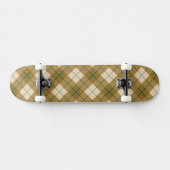 Bias Pset in Gold met Green Stripe Persoonlijk Skateboard (Horizontaal)