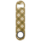 Bias Pset in Gold met Green Stripe Speed Flessenopener (Achterkant)