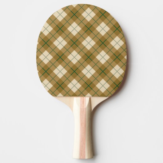 Bias Pset in Gold met Green Stripe Tafeltennisbatje (Voorkant)