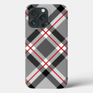 Bias Pset, zwart, wit, grijs en rood, uit het midd Case-Mate iPhone Case