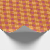 Bias Speld in Oranje en roze Cadeaupapier (Hoek)