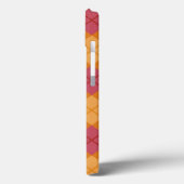 Bias Speld in Oranje en roze Case-Mate iPhone Case (Achterkant / Links)