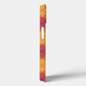 Bias Speld in Oranje en roze Case-Mate iPhone Case (Achterkant / Rechts)