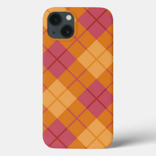 Bias Speld in Oranje en roze iPhone 13 Hoesje