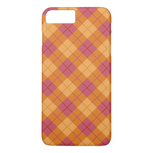 Bias Speld in Oranje en roze Case-Mate iPhone Case (Achterkant)