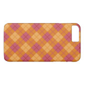 Bias Speld in Oranje en roze Case-Mate iPhone Case (Achterkant (Horizontaal))