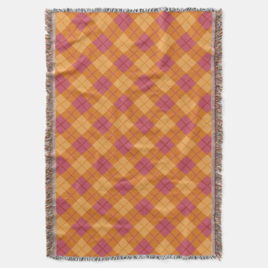 Bias Speld in Oranje en roze Deken (Voorkant Verticaal)