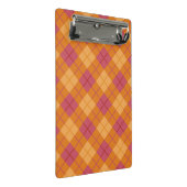 Bias Speld in Oranje en roze Mini Klembord (Schuin)