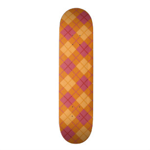 Bias Speld in Oranje en roze Skateboard