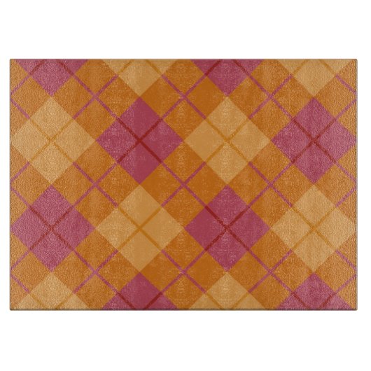 Bias Speld in Oranje en roze Snijplank (Voorkant)