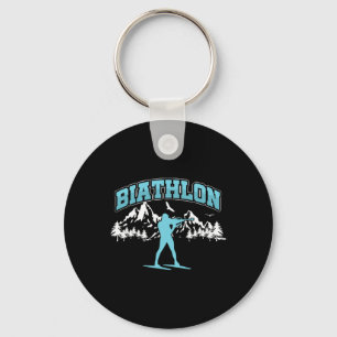 Biathlon Biathlet Atleten Wintersport Schieten Sleutelhanger