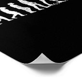 Biathlon Biathlet Menselijke Evolutie Schietbaan W Poster (Hoek)