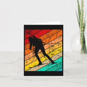 Biathlon Biathlet Skier Skiing Ski  Retro Kaart