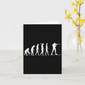 Biathlon Biatleet Evolution Skiën Schieten Sport Kaart (Gele Bloem)