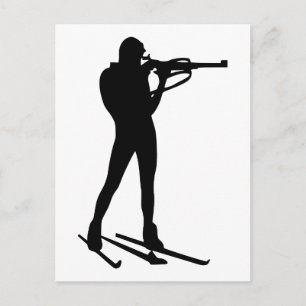 Biathlon Briefkaart