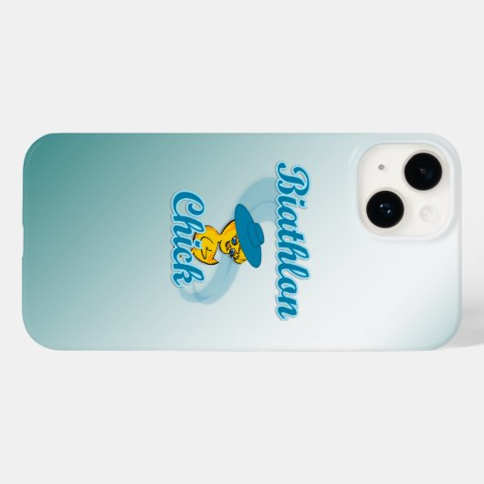 Biathlon Chick #3 Case-Mate iPhone Case (Achterkant (horizontaal))