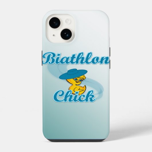 Biathlon Chick #3 iPhone Hoesje (Achterkant)