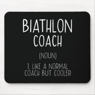 Biathlon Coach Definitie Grappige Biatleet Humor 1 Muismat