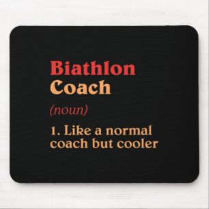 Biathlon Coach Definitie Grappige Biatleet Humor 5 Muismat