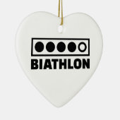Biathlon-doelstelling Keramisch Ornament (Rechts)