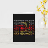 Biathlon Duitsland Germany Wintersport  Kaart (Gele Bloem)