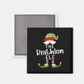 Biathlon Elf Groep Kerst Grappig Panama Feest Magneet (Voorkant / Achterkant)