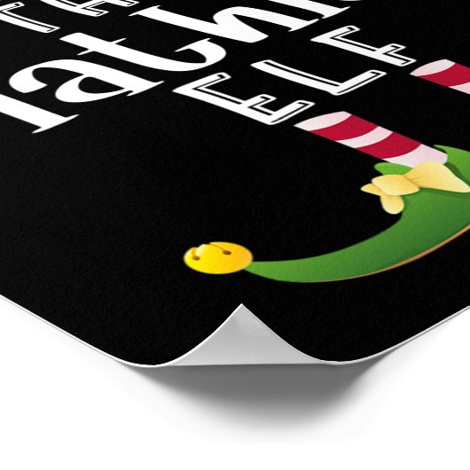 Biathlon Elf Groep Kerst Grappig Panama Feest Poster (Hoek)