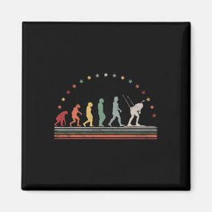 Biathlon Evolution Retro Ski Hob Magneet