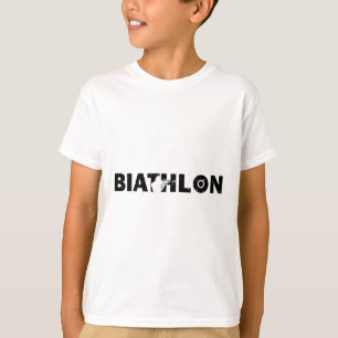 Biathlon Funny Biatleet Schieten Skiën Target SP T-shirt