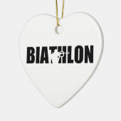 Biathlon Keramisch Ornament (Links)