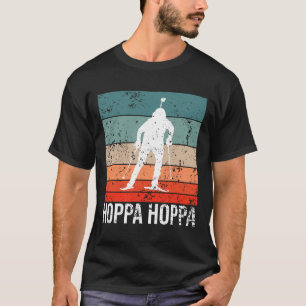 Biathlon langlauf ontwerp voor biathlon t-shirt