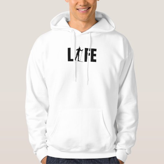 Biathlon Life | Biatlon Lover Target Shooting Hoodie (Voorkant)