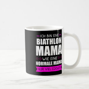 Biathlon Mama Skiën Schieten Range Biatleet Gift Koffiemok