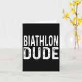 Biathlon Man Gestresteerde Sprint Achtervolging Re Kaart (Gele Bloem)