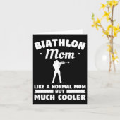 Biathlon Moeder Als Een Gewone Moeder Maar Veel Ko Kaart (Gele Bloem)